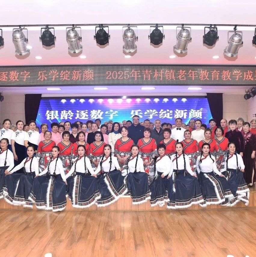 银龄逐数字 乐学绽新颜——2025年青村镇老年教育成果展精彩启幕
